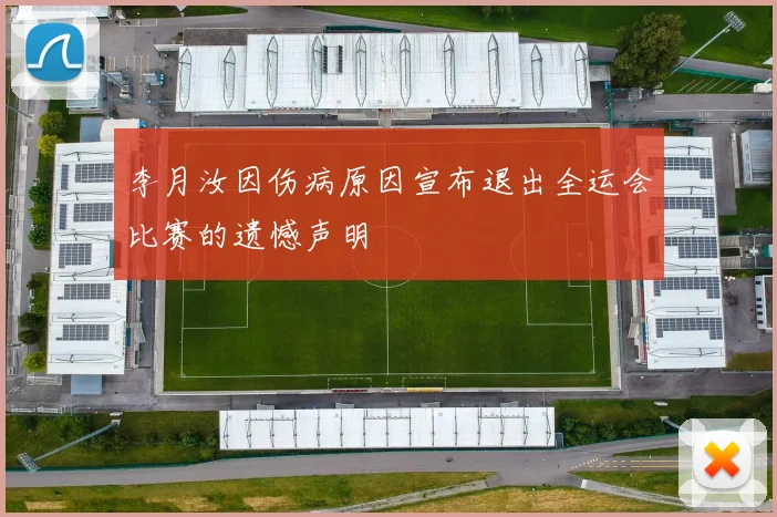 李月汝因伤病原因宣布退出全运会比赛的遗憾声明