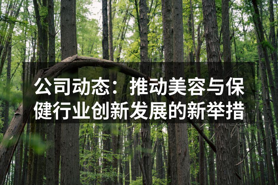 公司动态：推动美容与保健行业创新发展的新